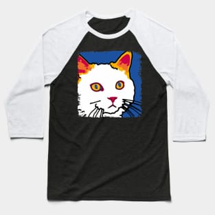 Turkish Van Pop Art - Cat Lover Gift Baseball T-Shirt